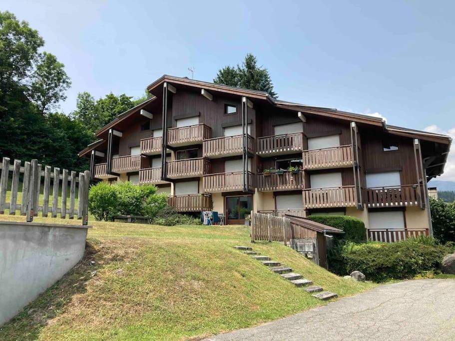 Apartamento La Marmotte: Vue Mont Blanc, Terrasse, Parking Combloux Exterior foto